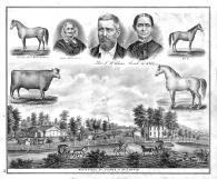 Thomas N. McElwain, Jane, Sarah, George, Half Blood Norman, Prince Alexis, Napoleon, Bob, Fayette County 1875
